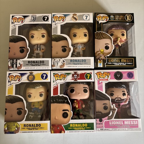 Cristiano Ronaldo and Lionel Messi Custom Pop, Lot 6