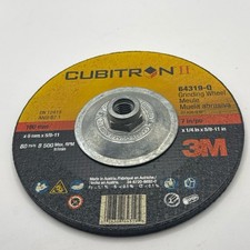 3M Cubitron II Grinding Wheel 7" 1/4" 5/8-11" Black 64319-Q Precision Grain Fast