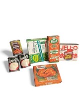 Vintage 1960s 1970s Play Food Lot Jell-O Heinz Green Giant Hood and More