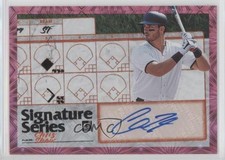 2019 Panini Donruss Signature Series Pink Firework Chris Shaw #SS-CS Auto 0b0