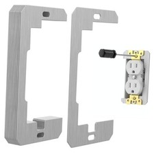 10 Pcs Wall Plate Spacer,Spacers for Electrical Outlets, Metal Flush Fit