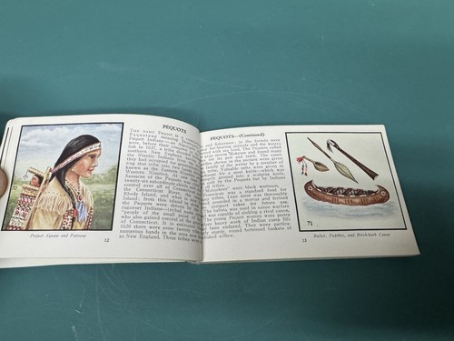 VTG 1935 Indians Of America Color Pictures Fazzin Dan Beard Book Native American - Picture 6 of 6
