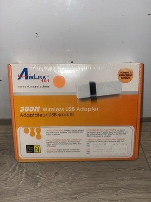 NEW Airlink101 AWLL6080 300N Wireless USB Adapter WiFi LAN 2.4GHz 300Mbps