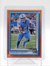 DAVID MONTGOMERY 2025 DONRUSS OPTIC ORANGE PRIZM DETROIT LIONS /299 Q4705