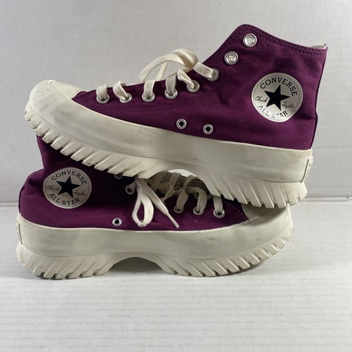 Converse Run Star Hike High Top Sneaker - Lila - Herren 8 / Damen 10 - Bild 2 von 20