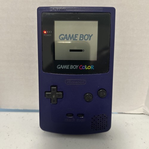 Nintendo Game Boy Color Handheld Game Console Only CGB-001 Grape