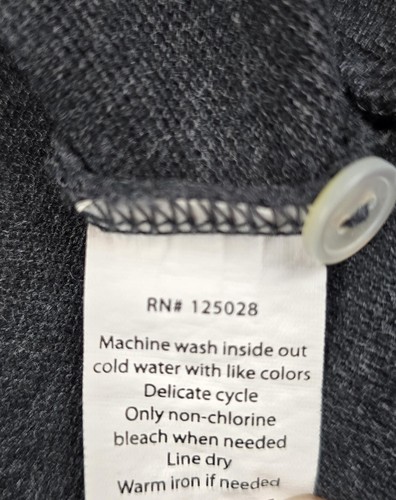 Psycho Bunny Poloshirt Herren Large grau Langarm Pima Baumwolle Totenkopf Logo Golf - Bild 9 von 17