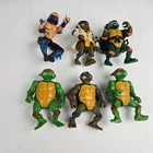 VTG TMNT Teenage Mutant Ninja Turtles Figures Lot of 6 Playmates Shredder