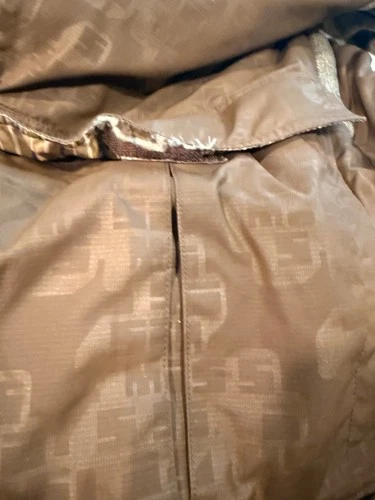Men’s medium, Sims snowboarding jacket, khaki brown with stripes, very good image 7