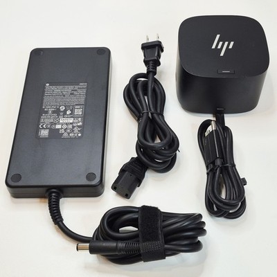 HP HSN-IX03 Thunderbolt Dock G4 120W Docking Station 4L1N5AV#ABA w/ AC Adapter