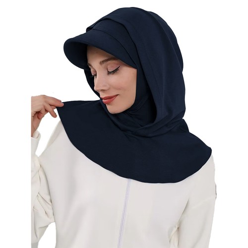 Pañuelo árabe turbante musulmán color liso chal hiyab para mujer - Imagen 31 de 32