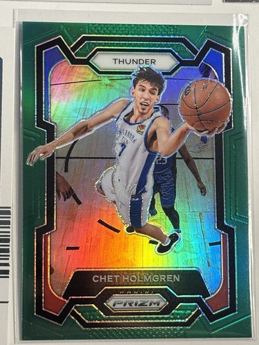 Chet Holmgren Lot RC Prizm Select Green Blue Jersey Match Optic Contenders Hoops - Picture 4 of 6