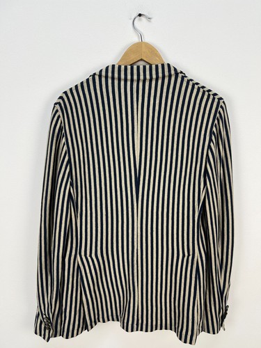 Tagliatore Linen Cotton Striped Blazer Jacket Sport Coat Size IT50 US 40 - Picture 10 of 11