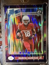 2024 PANINI DONRUSS OPTIC PREVIEW #276 PURPLE SHOCK PRIZM MARVIN HARRISON JR RC