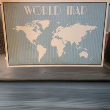 Leinwanddruck „Weltkarte“ im Stil der 1920er Jahre (IKEA EGERSTA)