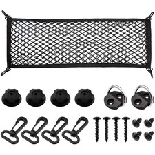 Kofferraumnetz Gepäcknetz Auto SUV Kofferraum Netz Gepäck Organizer Hinten 90...