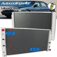 3-Row Aluminum Radiator For 1994-1996 Chevy Caprice Impala 5.7L Buick Roadmaster