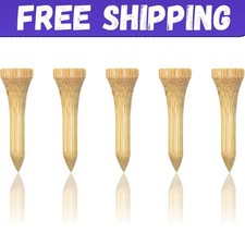 Wooden Golf Tees 1-1/2 inch 100 Count, 1.5" Short Golf Wood Bamboo Tee...