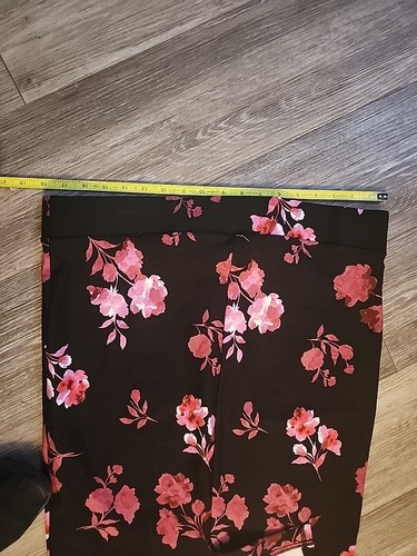 Torrid Womens Dark Floral Polyester Long Maxi Skirt Size 0 - Picture 6 of 8
