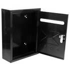 Wall Mounted Rain-proof Mailbox Locked Letter Box Post Newspaper Box for Villa
