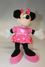 Disney Fisher-Price Minnie Mouse Plush Stuffed Doll Small Pink Polka Dot Dress