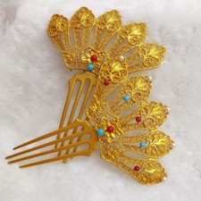 New Fan Shape Hairpin Comb Headpiece 1 Pair