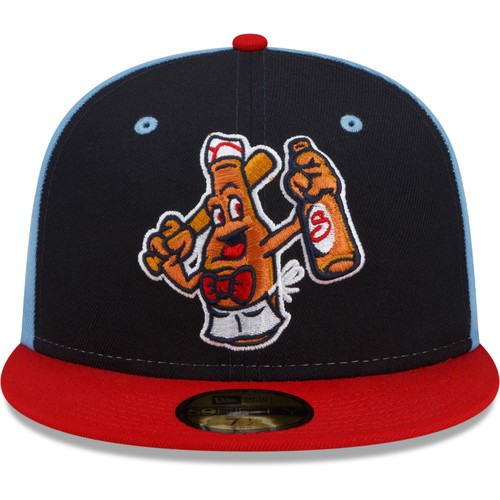 Men's New Era Navy/Red Salem Red Sox Theme Night 59FIFTY Fitted Hat - Bild 2 von 6