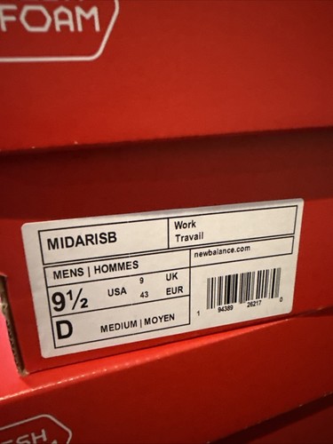 New Balance Fresh Foam Arishi V3 Herren Größe 9,5 Schuhe für Crews schwarz Arbeit " - Bild 10 von 10