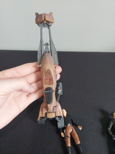 1995 Kenner Star Wars Power Force Speeder Bike & 2 Luke Skywalker Figuren - Bild 14 von 14