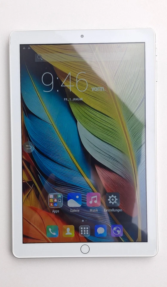 MEDIATEK 10" Tablet weiß Android 10 480GB WiFi Bluetooth WLAN Kamera vorn hinten - Bild 2 von 3