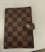 Louis Vuitton Agenda With Original Pen 100 Authentic Damier Ebene Rare Piece