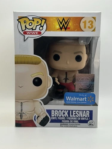Funko Pop! WWE - Brock Lesnar #13 - Walmart Exclusive Vaulted w/ Protector