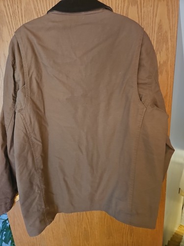Orvis Barn Jacket Men XLarge Brown Field Chore Coat Corduroy Trim Quilt Lined XL - Picture 5 of 7