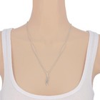 Silver Pendant with 18" chain David Yurman Twisted Cable Drop Sterling