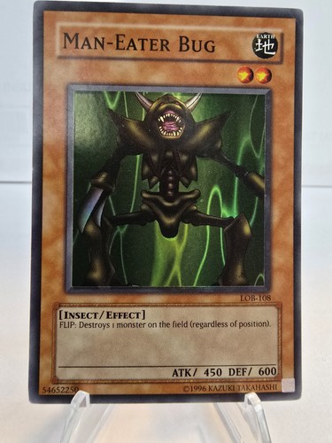 Man-Eater Bug * NM * LOB-108 * Super Rare * 2002 * Yugioh - Picture 1 of 2