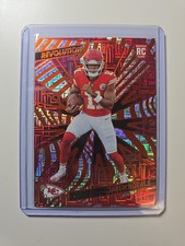 2025 Revolution #216 Jalen Royals RC Orange Mojo Levels 207/299 KC Chiefs Rookie