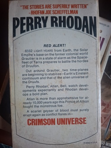Perry Rhodan X6 60, 65, 66, 67, 68 & 69 Classic Sci-Fi Vintage Bundle Paperbacks - Foto 12 di 17