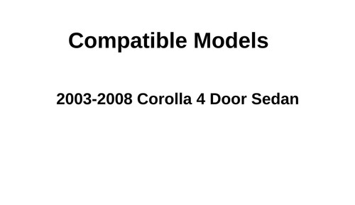 Fits 2003-2008 Toyota Corolla Driver Side Left Rear Vent Window Glass - Picture 3 of 4