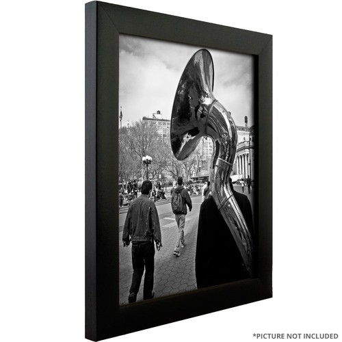 1WB3BK 11 by 17-Inch Picture Frame, Smooth Wrap Finish, 1-Inch Wide, Black - Picture 5 of 8