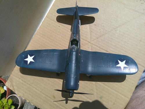 Vought F4U Corsair US fighter ww2, 1/48 scale, well built & painted - Picture 6 of 6