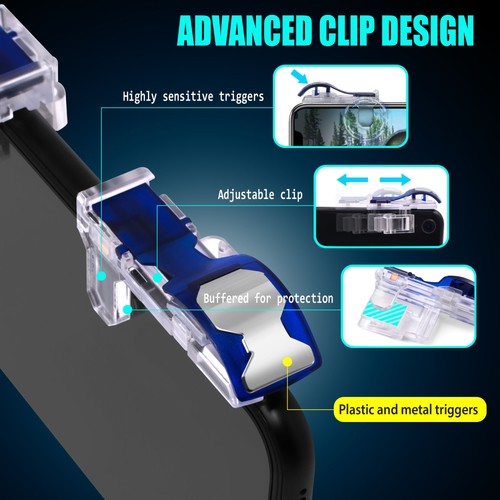 For PUBG Mobile Phone Game Controller Trigger Shoot Button for Android iOS - Picture 4 of 10