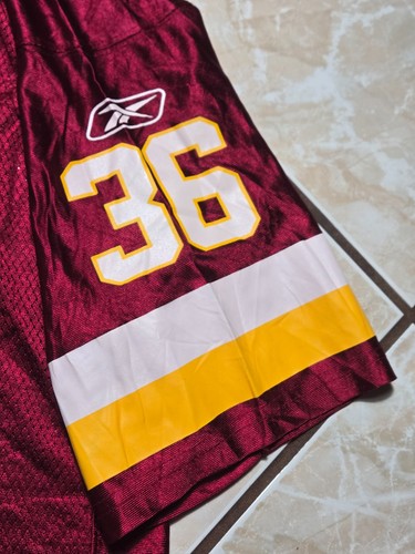 Reebok Sean Taylor #36 Washington Redskins Red Football Jersey Mens Large Rookie - Picture 4 of 17