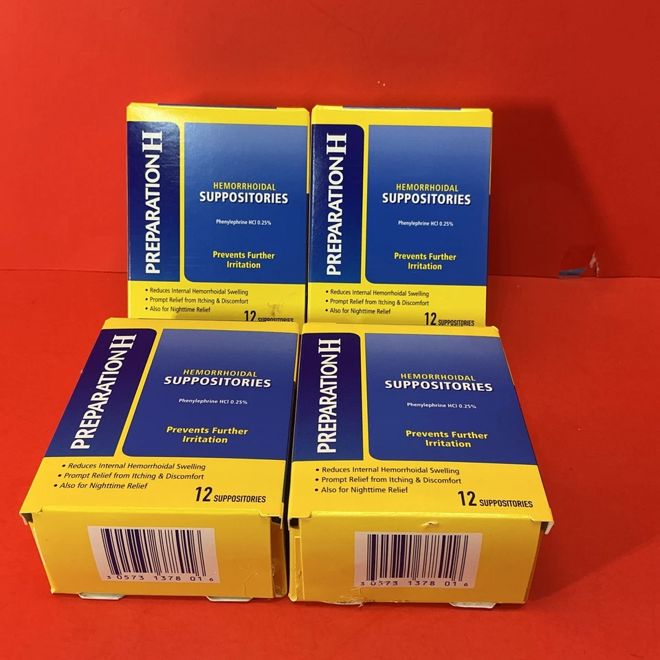 4件装制备H痔疮补充剂瘙痒,12ct(08/26) — 第 2/4 张图片