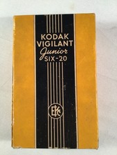 Vintage Kodak Vigilant Junior Six-20 Folding Camera 1930s BOX ONLY