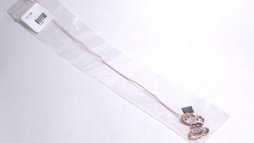 Park Avenue Ruby & Multi-Gemstone Butterfly 14k Rose Gold Pendant w/ 16in Chain - Picture 9 of 9