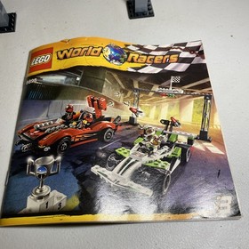 Lego World Racers 8898 Wreckage Road&nbsp;100% Complete w/Instructions and 4 Figures