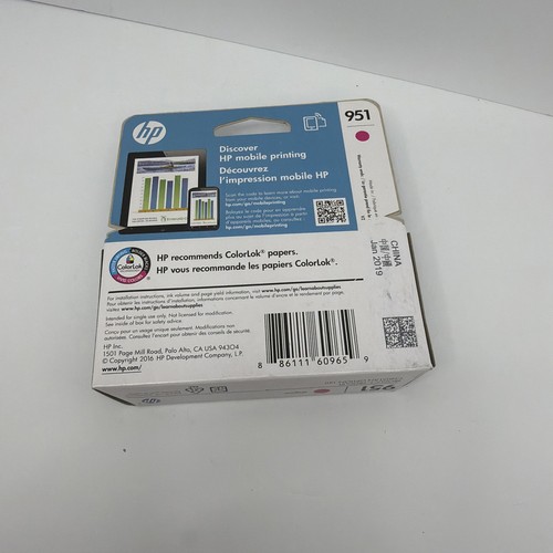 Original HP 951 Tintenpatrone Magenta CN051AN EXP 2019 - Bild 4 von 4