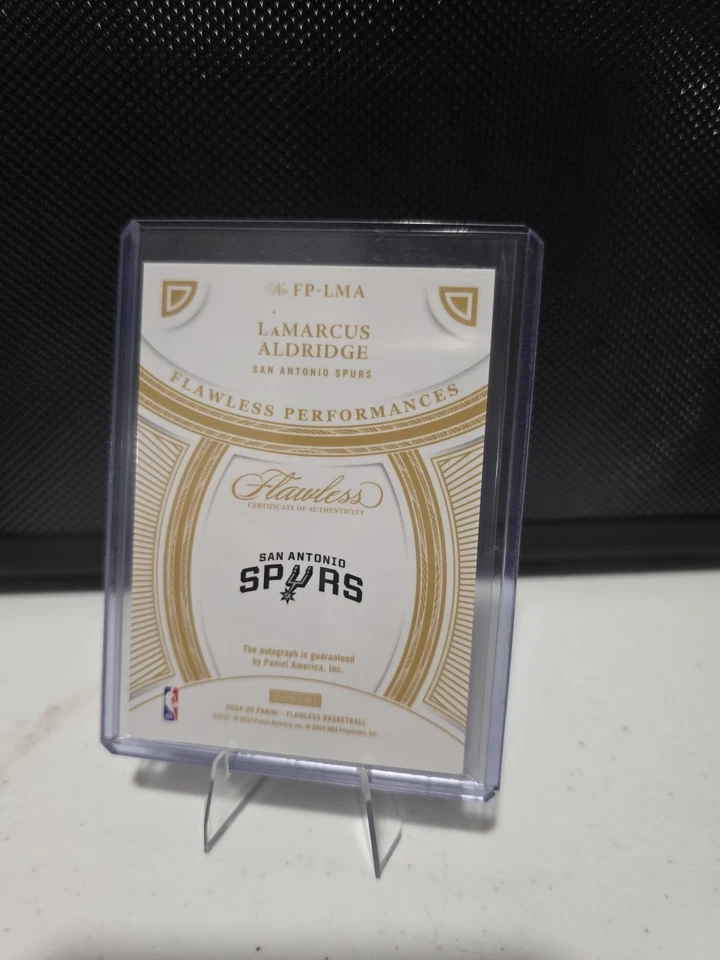 2024 Flawless Preformances LaMarcus Aldridge /15 On Card Auto - Image 2 of 2
