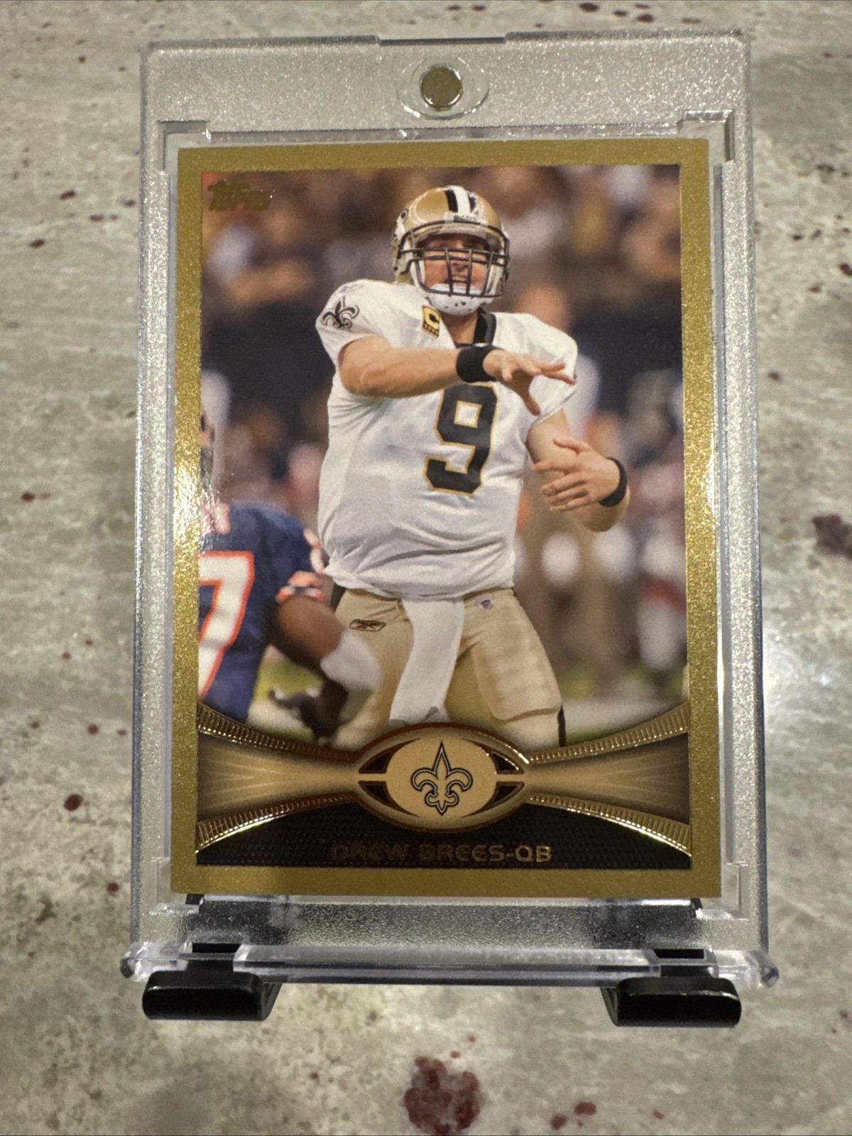 Drew Brees *2012 Topps #100 *#'d - 480/2012 *GOLD parallell *NFL Football card