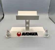 Milton Bradley Star Bird Avenger Space Ship Toy Lighted Display Stand NEW